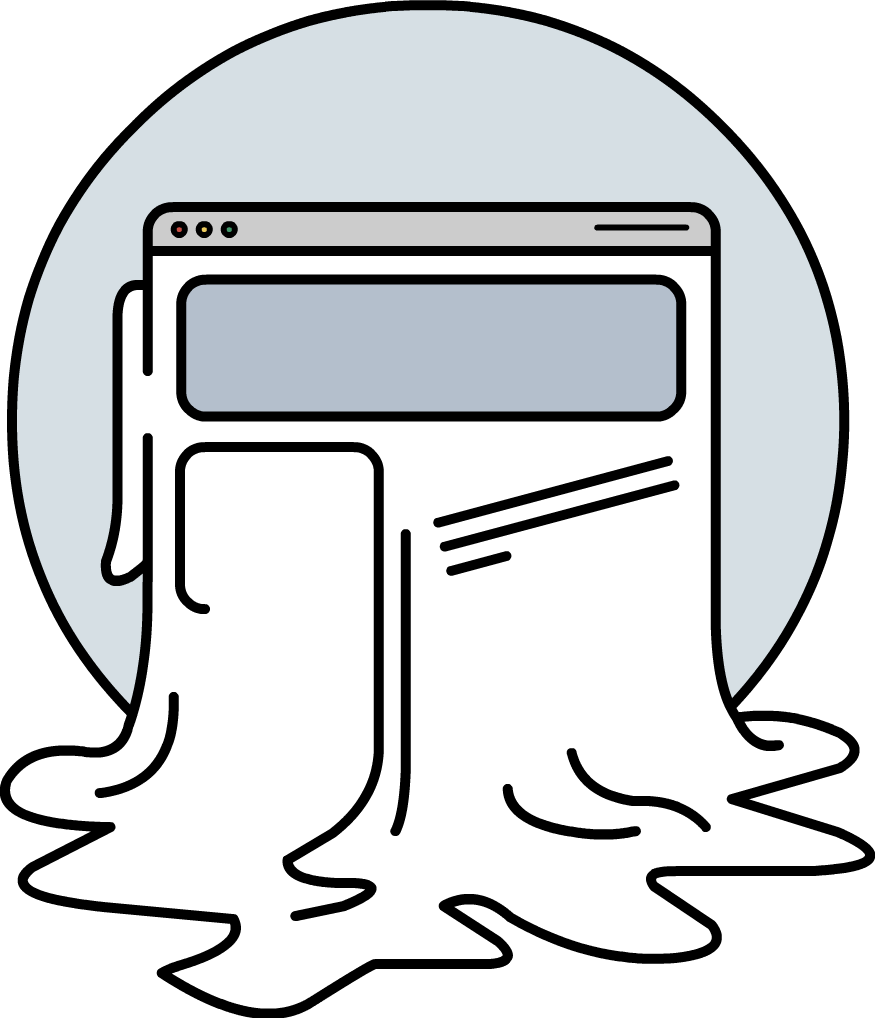 MeltedPage logo